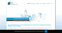 Desktop Screenshot of cityimmobilien-nbg.de